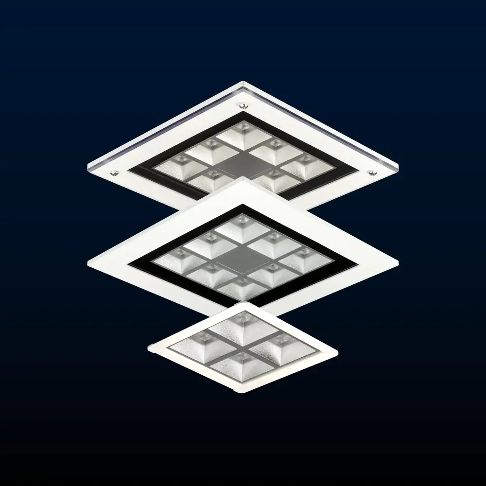 Tetra et Tetra Mini – des spots encastrés carrés, élégants et modernes