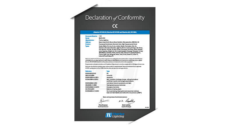 Certification Thorlux